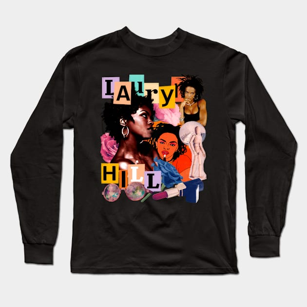 Lauryn Hill Fugees The Famous Vintage Retro Rock Rap Hiphop Long Sleeve T-Shirt by beckhamwarren